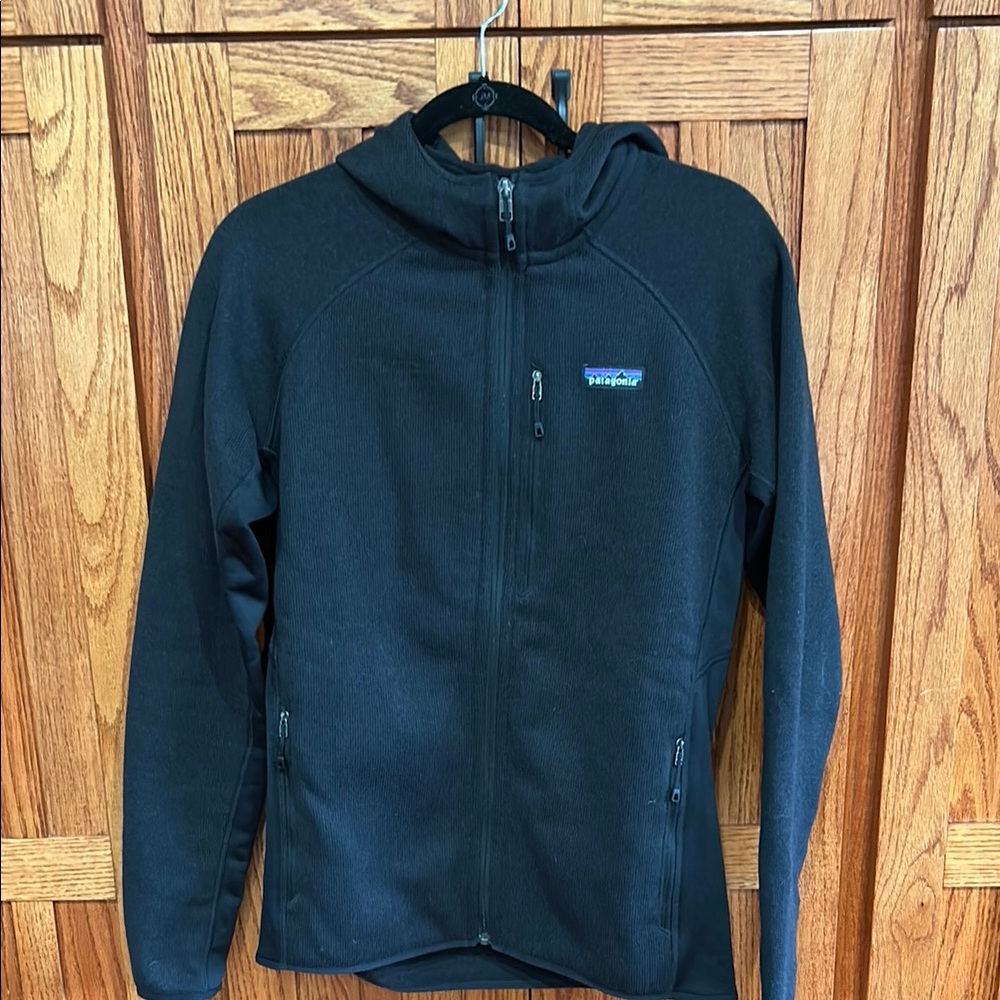 Patagonia Black Zip Up Sweater